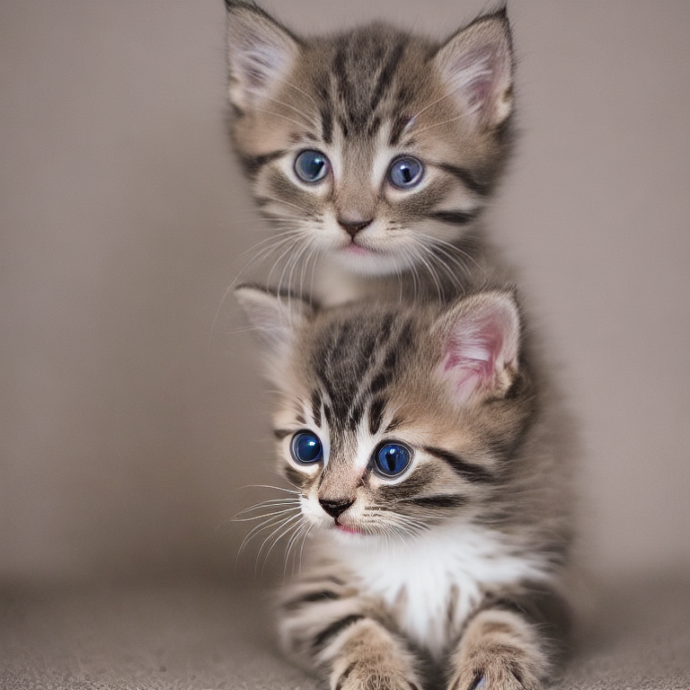 yannmasoch's tweet photo. I am still coding a lot and my default prompt is: a photo of a cute kitten
My output folder has now hundreds of cute kitten AI images.
Let me share some photos with you and I'll post more later on.
#AI #AIart #StableDiffusion #aiartcommunity #aiphotography #AIcat #AIkitten #Cat #Kitten