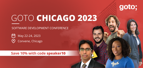 If you are in Chicago or can travel there, check out <a href="/GOTOchgo/">GOTO Chicago • IDLE ACCOUNT</a> May 22-24. <a href="/GOTOcon/">GOTO</a> shows are well run by a warm and hospitable team &amp; always feature top-notch technical speakers on various topics. Here's a query for videos of the talks I've given at GOTO: google.com/search?q=youtu…