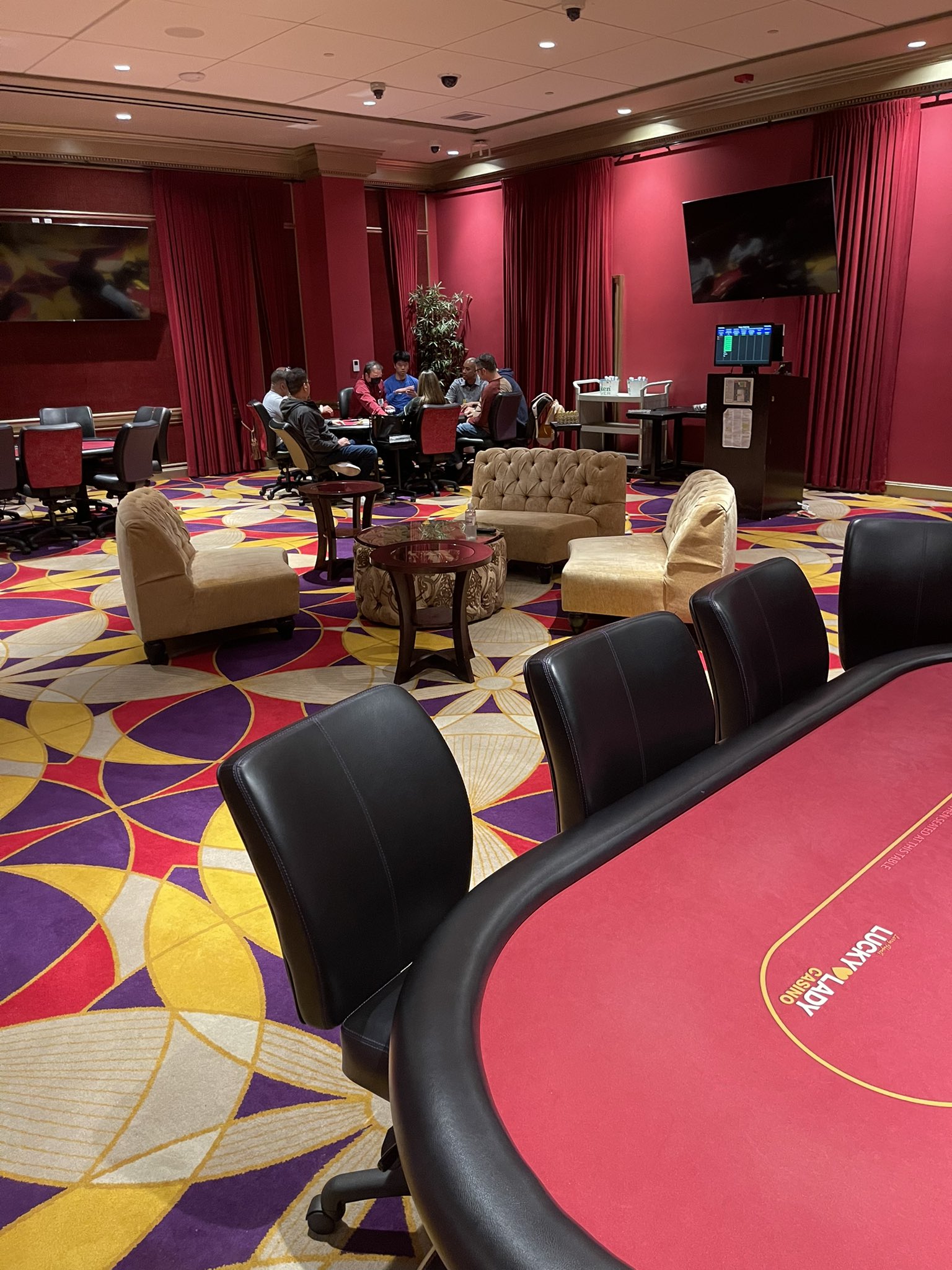 DGAF on X: "Did you know there is a swanky place to play 2-3 NL, 2-5 NL,  and soon 5-5 NL in LA? It's the Private Room at Lucky Lady Casino. 👀