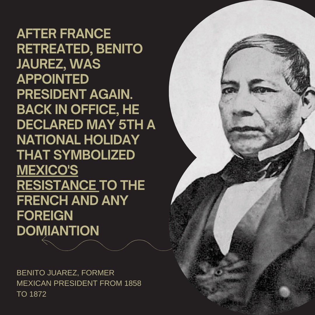 PESAinAction's tweet photo. NOPE. Cinco de Mayo is NOT Mexico’s Independence Day. So what is it 🤔? Read below to find out 👇🏼

#CincoDeMayo #MexicanHistory #pubela #May5th https://t.co/zQqzpdeXpr