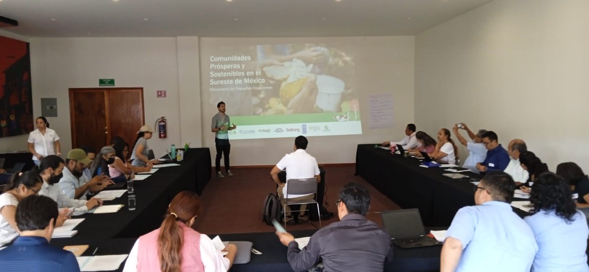 PPD_Mexico's tweet photo. Está semana capacitamos con el consorcio #CPS a 20 comunidades para la formulación de proyecto. Generamos capacidades para que se reflejen las necesidades comunitarias en proyectos integrales, que combinan soluciones ante problemas ambientales y mejora de los medios de vida☕️🐝🌳 https://t.co/jmjpQdPExY