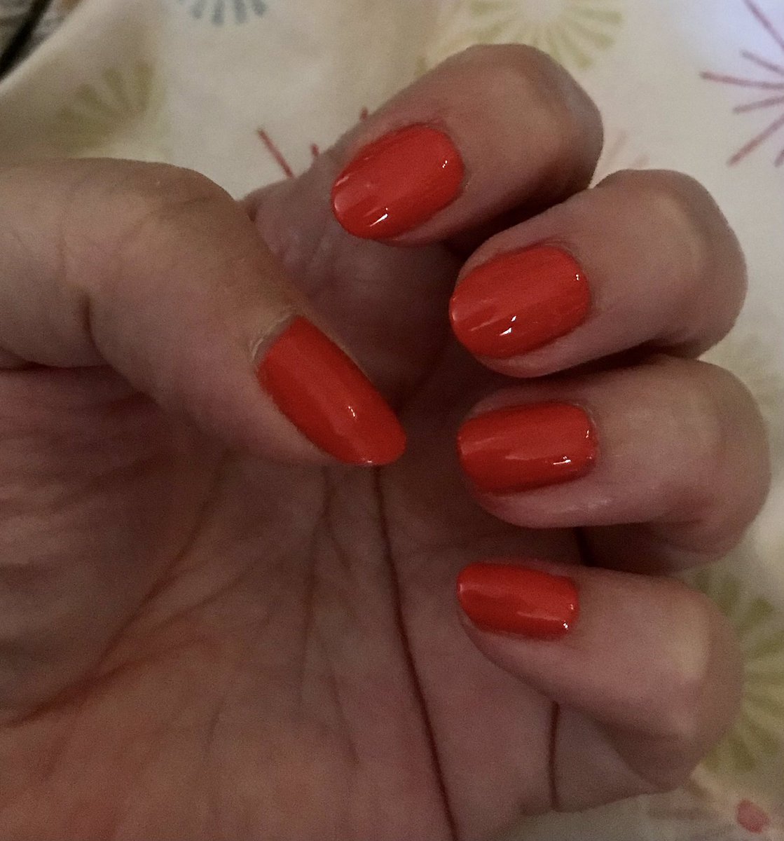 Had a wonderful <a href="/lyft/">Lyft</a> driver named Mary today. She had blue shimmery nails and she complimented my nails too.