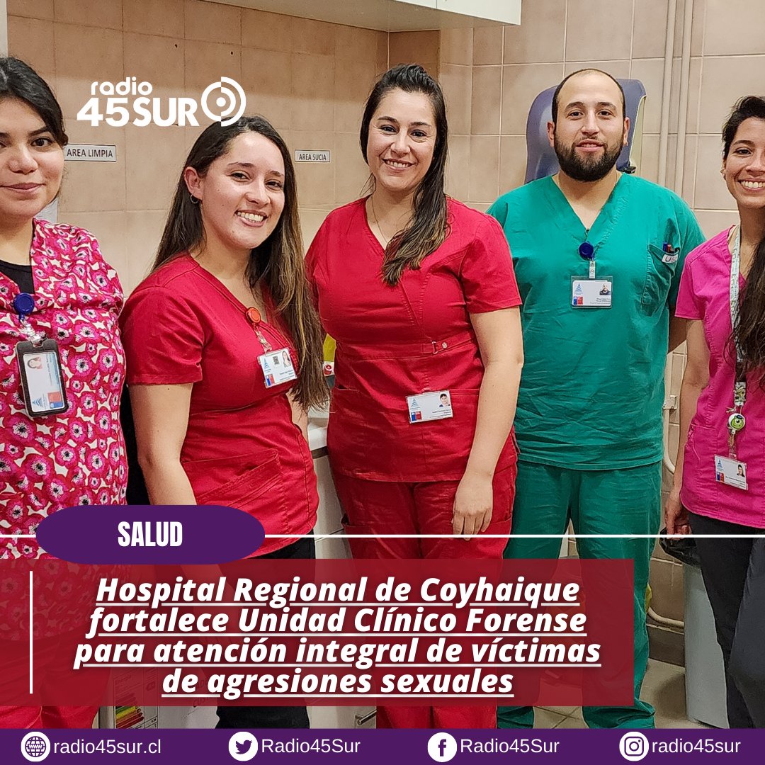 Hospital Regional de Coyhaique fortalece Unidad Clínico Forense para atención integral de víctimas de agresiones sexuales.
bit.ly/3M0GEcr