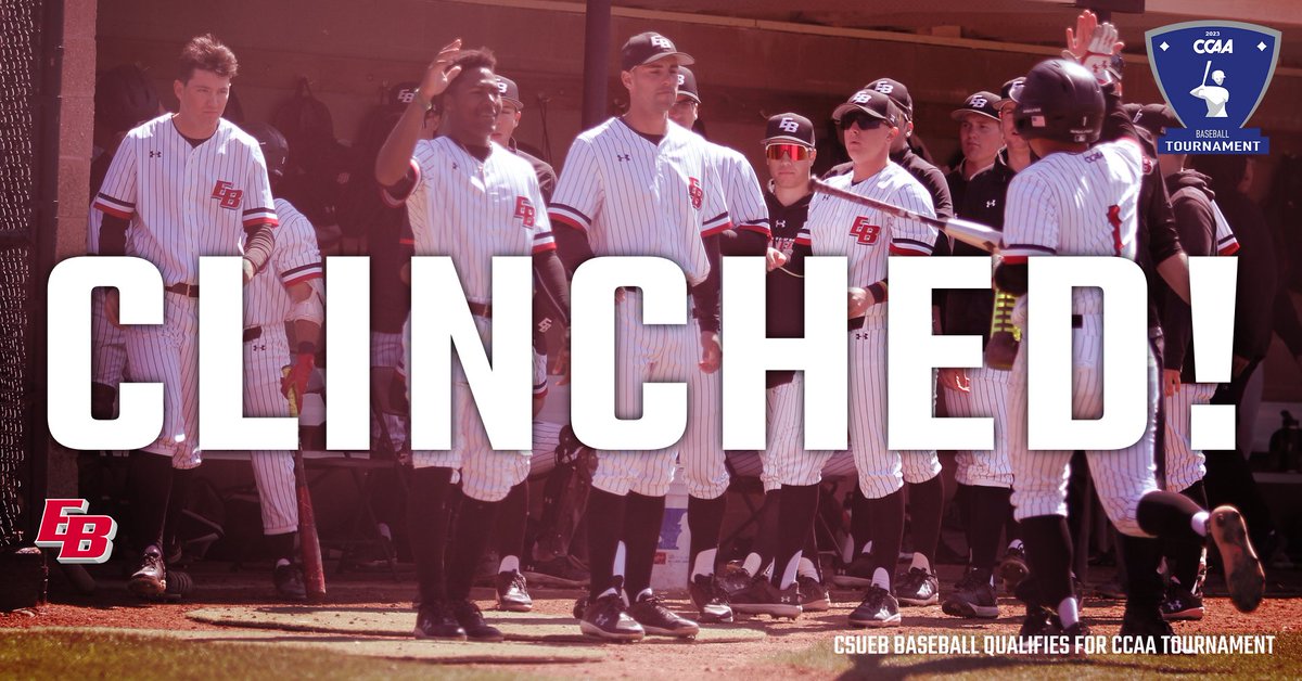 🚨 CLINCHED!

<a href="/PiosBaseball/">EBPiosBaseball</a> has clinched a spot in next week's <a href="/goccaa/">CCAA</a> Tournament!

#BuildTheBrand