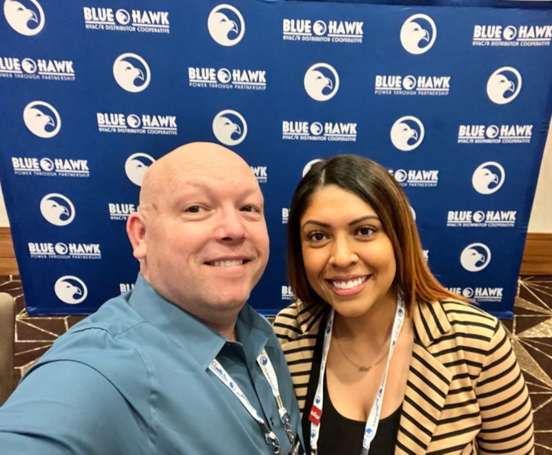 TweetBySteve's tweet image. #TeamInfor had a great time meeting everyone at the Blue Hawk Annual Conference! If you didn&apos;t get a chance to stop by the booth, please visit our #distribution webpage for more information about #InforDistribution.
 bit.ly/3AX2N4O