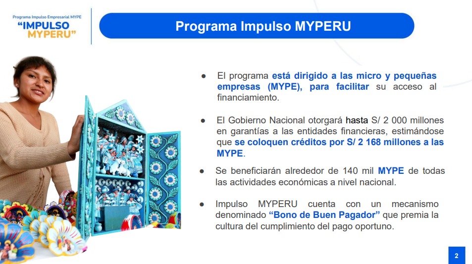 Ministerio De Econom A Y Finanzas On Twitter El Programa Impulso