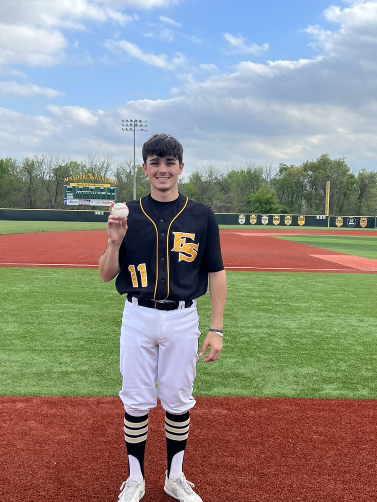 MasonDanner11's tweet photo. Set the state all time HBP record with number 46 tonight! @MSHSAAOrg @ESHS_Activities https://t.co/MDc37iZ89E