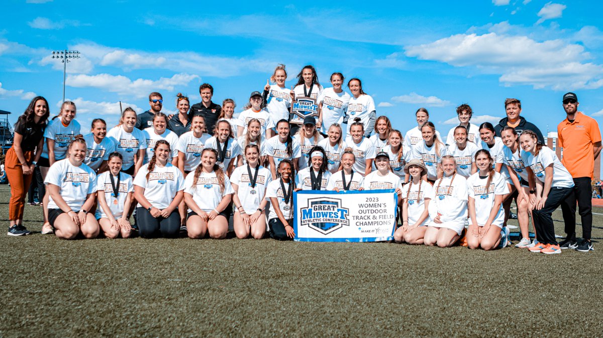 🏆 2023 GREAT MIDWEST CHAMPIONS 🏆

Findlay edges out Hillsdale to capture their second outdoor conference title in the last three years!

💍: athletics.findlay.edu/sports/track/2…