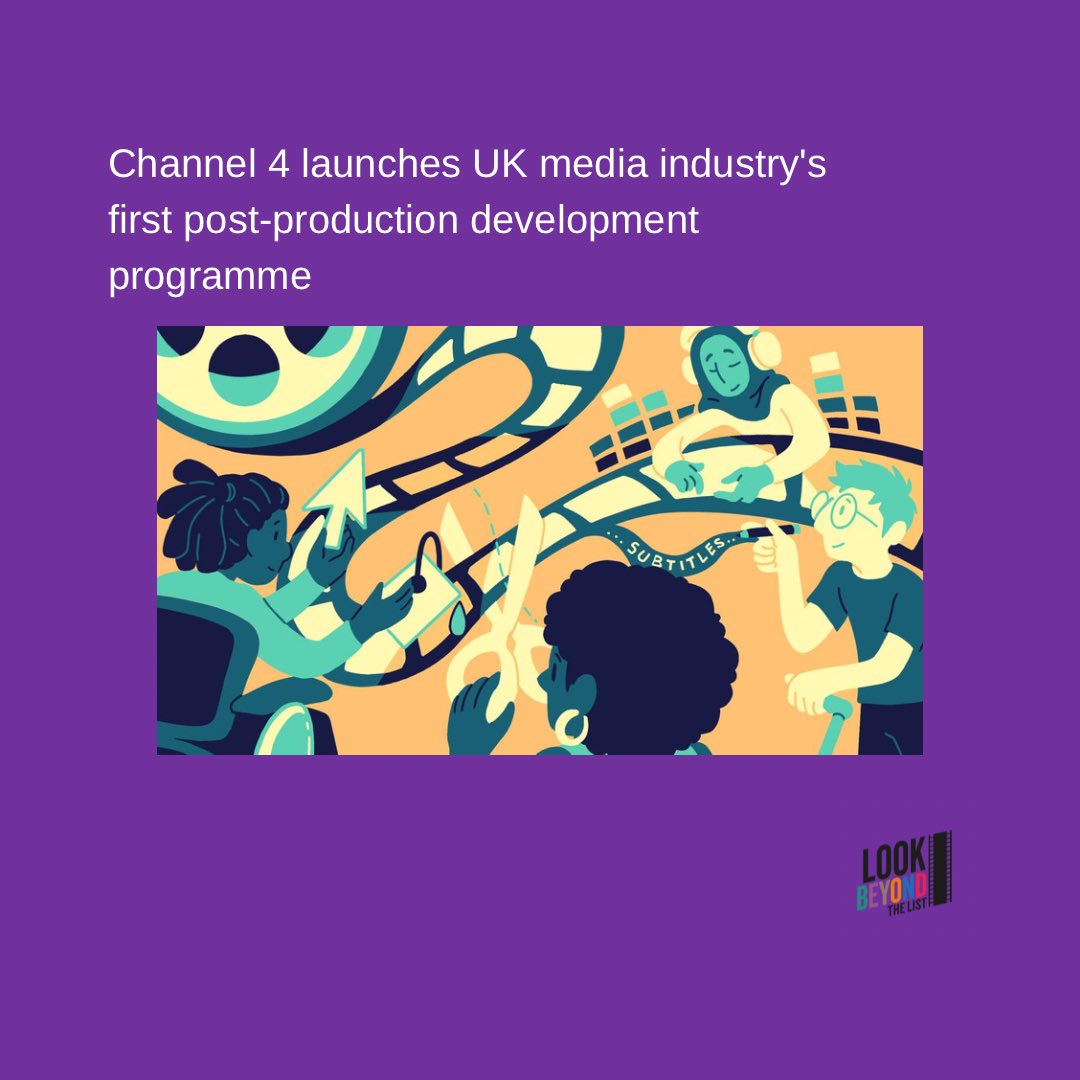 BeyondTheList's tweet image. #4PP (4 Post Production) will offer five mid to senior level people from underrepresented backgrounds the chance to progress their #PostProduction careers. Developed by @Channel4’s Creative Diversity team with @EmmaButtSound. Apply by 31st May 2023:
channel4.com/press/news/cha…
#LBtL