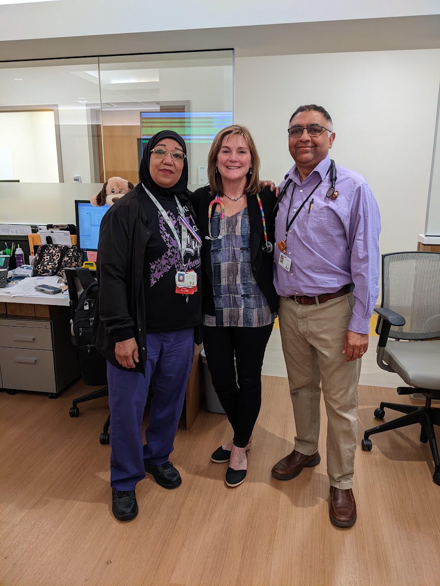 Day 5 #LupusAwarenessMonth  After our LUNAR  (LUpus Nephrology & Rheumatology) clinic with my awesome peds nephro colleague and our dynamic nurse #putonpurple.  #pedsrheum #rheumtwitter #31daysofpurple #SLE #kidsgetlupustoo #lupusadvocate @childrensatl @EmoryPediatrics