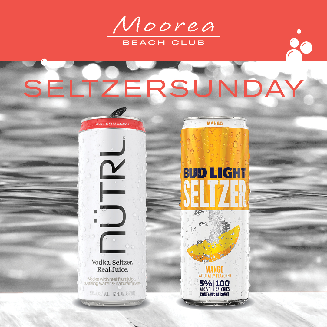 Join us for our first #SeltzerSunday party this Sunday, May 7 with <a href="/nutrl_usa/">NÜTRL Vodka Seltzer</a>. Free tastings and more!