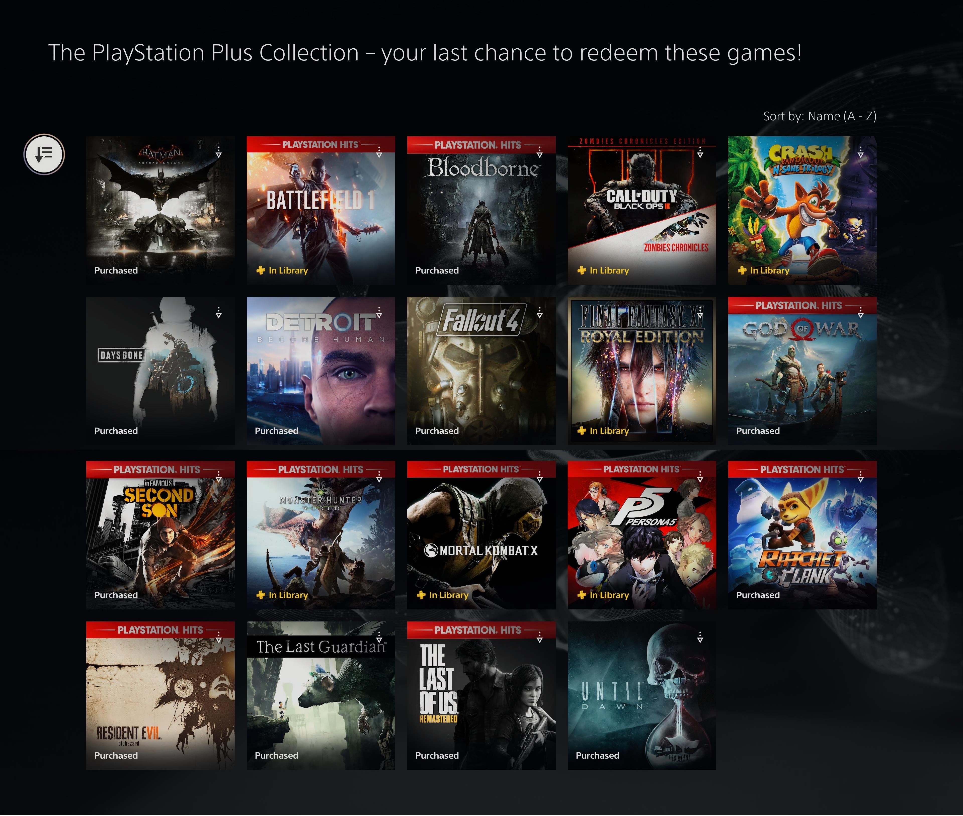 PLAYSTATION Plus collection. Коллекция приставок PLAYSTATION.