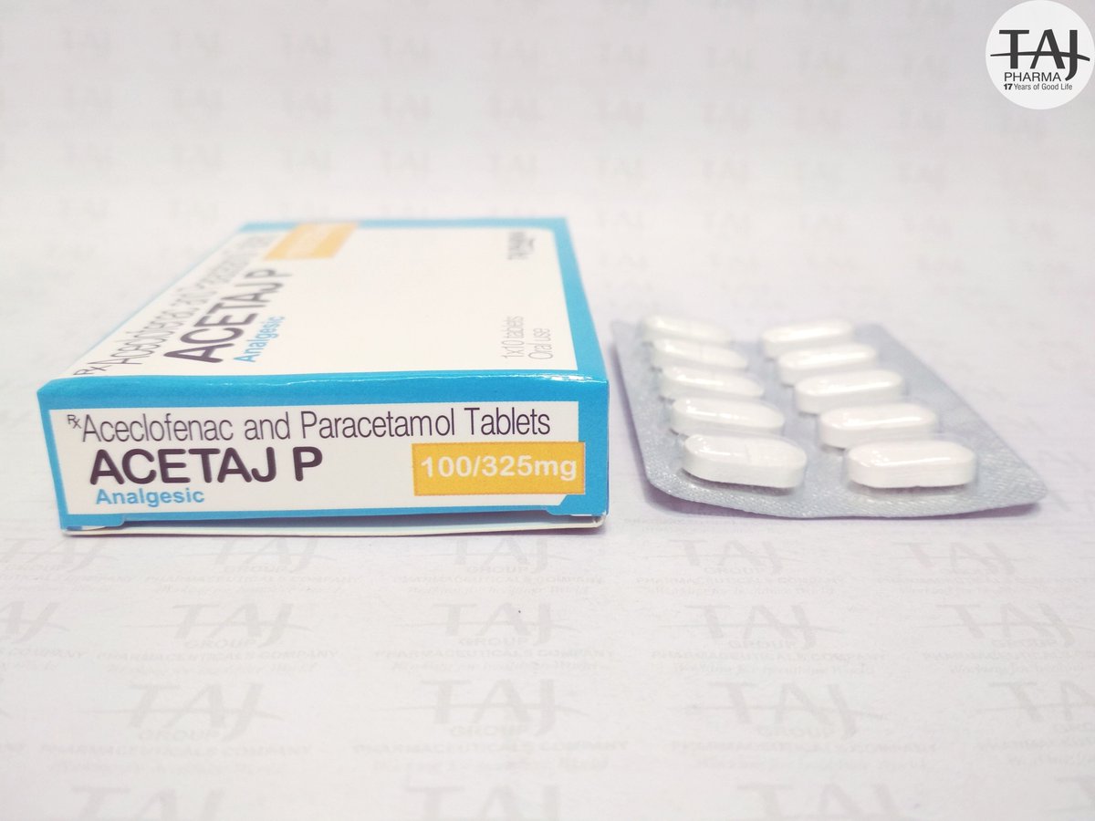 taj_pharma's tweet photo. #Aceclofenac & #Paracetamol #Tablet reduces pain and fever. It is used more commonly to relieve common colds, toothaches, headaches, etc. It works effectively against pain as well as the fever.
Email: info@tajpharma.com
#Acetaj-P
#Manufacturer #Tajpharma #Generic #Medicine #India https://t.co/kL6MnoX9Yt