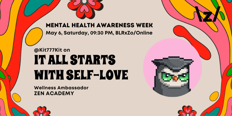 BLRxZo's tweet photo. GM GM fam,

Get ready to ignite your inner light &amp; embrace the power of self-love with @Kit777Kit our Wellness Ambassador from ZenAcademy.

In this empowering session, "It All Starts with Self-Love," @Kit777Kit will guide you on a journey to unlock the magic of self-love together https://t.co/ZcGPylU6IS