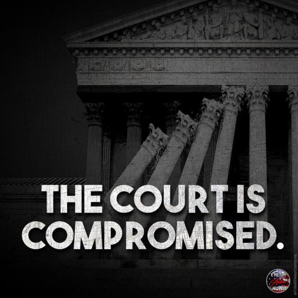 Justice Roberts: Wife $10.3 million from large law firms. Justice Kavanaugh: $92,000 country club balance paid. $200,000 credit card debt paid. $1,200,000 mortgage paid. Justice Thomas: $150,000 nephew’s tuition paid. Mothers house paid. Private planes. Luxury yachts.…