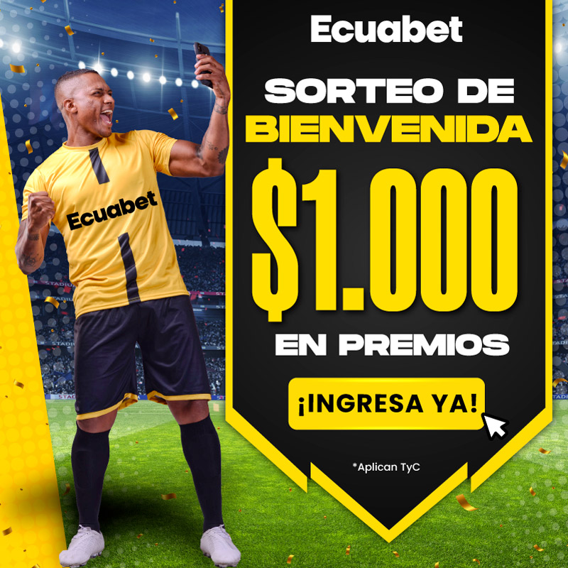 EcuabetOficial's tweet photo. La suerte está de tu lado🍀! 

🎡Participa en nuestro Sorteo de Bienvenida y gana una de las 10 freebet de 100USD que tenemos para ti🤑

📲Ingresa ya a #Ecuabet pulsando la imagen, regístrate y empieza a ganar con #LaCasaDeLaTri 

Patrocinador oficial de la @FEFecuador ⚽️🇪🇨