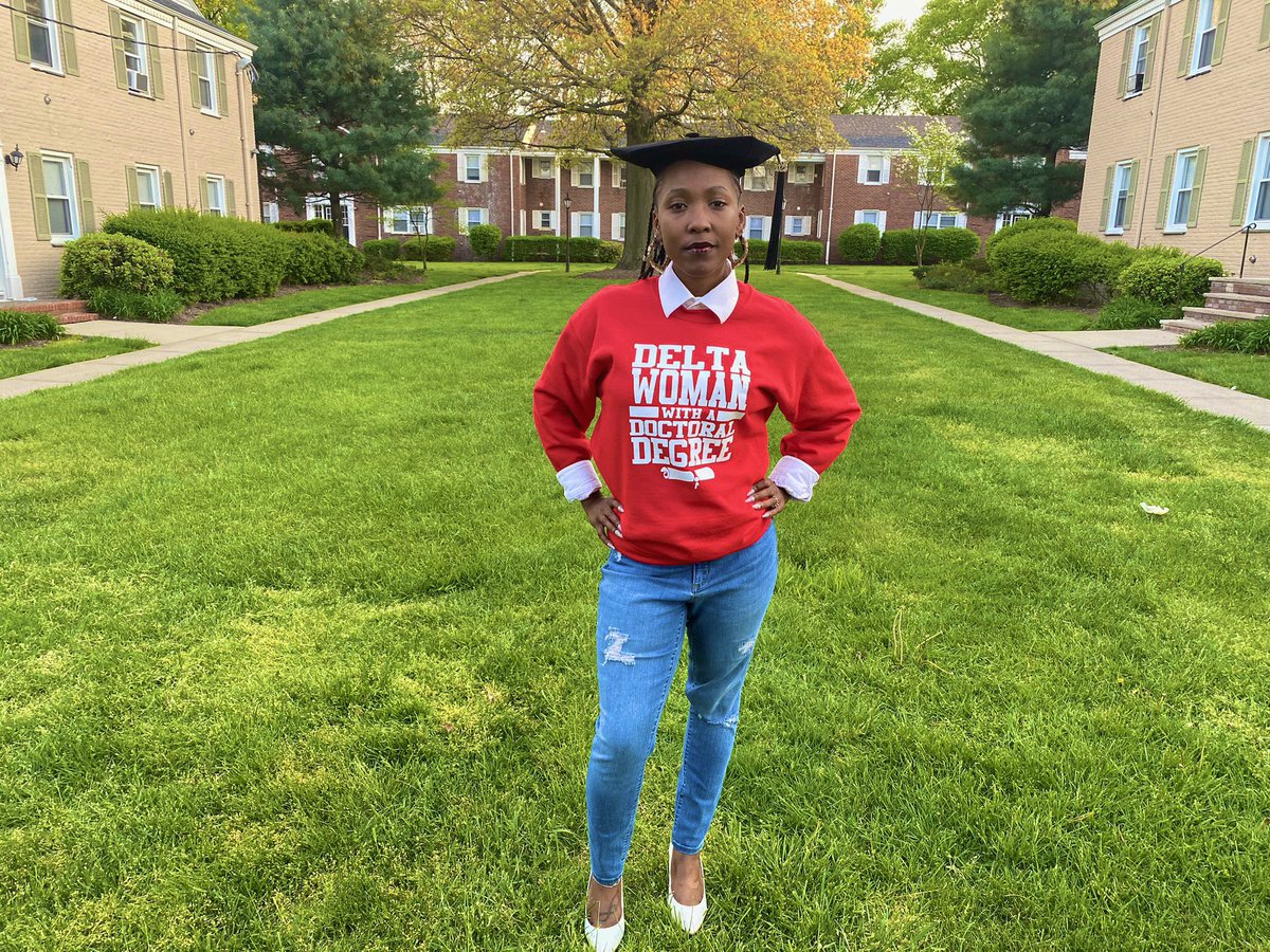 Ash_Is_Vitality's tweet photo. And when you say my name make sure you put that DOCTOR in front!
•
Officially Dr. Ashley Janée Davis [Ford-Graham], LMHC, LPC, NCC, PMH-C, CASAC-T
•
*And shout out to me for being THEE FIRST person in the 10 yr program history to complete a QUALITATIVE study https://t.co/Q0YZYgvivA
