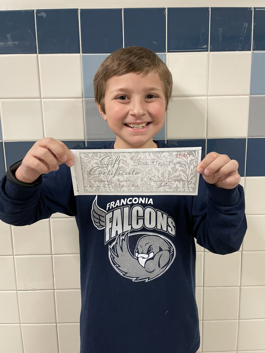 When you get 30,000+ stickers 🏆3X Grand Champion🏆in <a href="/FirstInMath/">First In Math</a> at <a href="/SASD_Franconia/">Franconia Elementary</a> Elementary, my buddy Joe from The Pizza Box knows you worked up an appetite! Enjoy your pizza! We are so proud of you!
