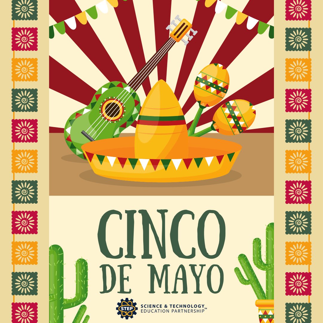 step_stem_ie's tweet photo. Happy Cinco de Mayo!
#cincodemayo #stepcon #stem https://t.co/k6sOF3oIZ0