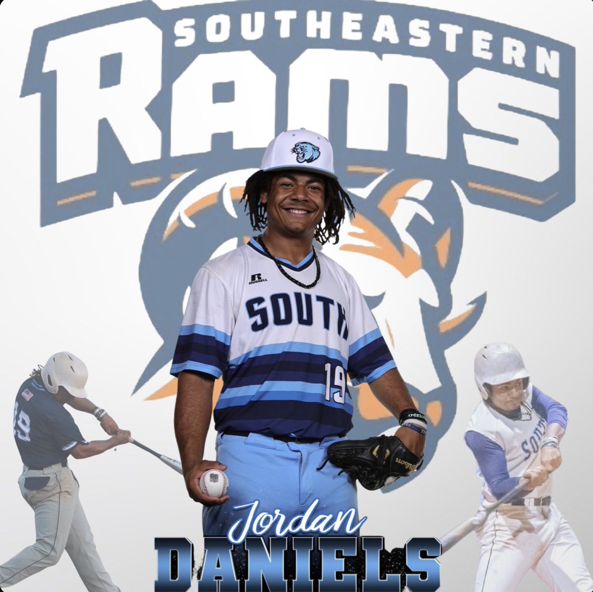 Proud to announce my commitment at SCC to continue my academic and athletic career.
First I thank God, without Him, I am nothing. 
Thanks to my mom and Jayden, and my coaches for their support. Thanks coach Burns for giving me this opportunity.
-Jordan Daniels #19