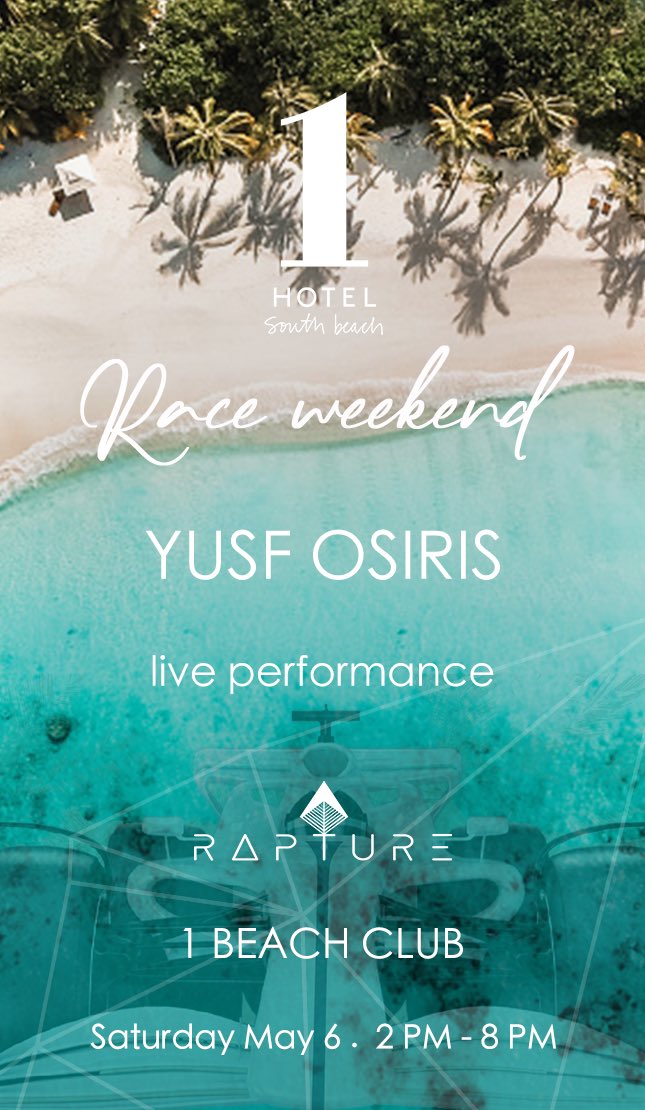 #F1Miami🏁 #1hotel 🏝️#events ✨#yusfosiris 🎶