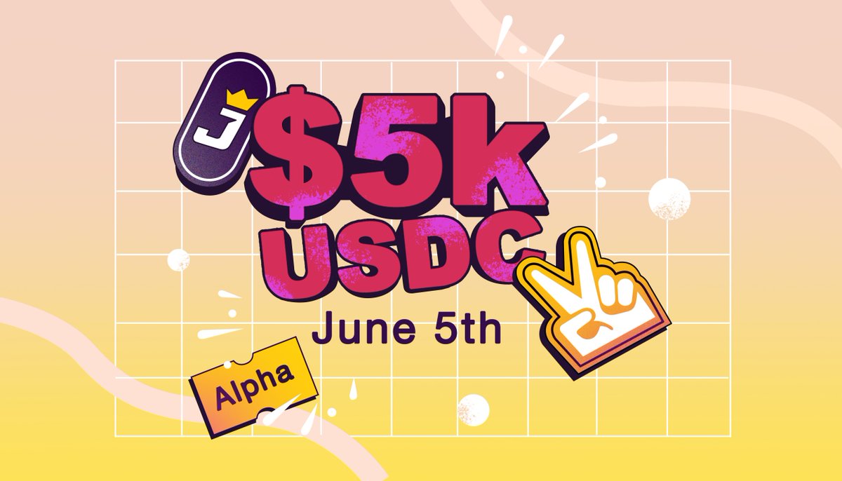 jackpotxyz's tweet photo. It's time to shake things up.

🎟️ Jackpot's Alpha launches on 06/05 🎟️ 

But what is the Jackpot Alpha? How long will it last? And most importantly... what's up for grabs?

Read on, dear friends...