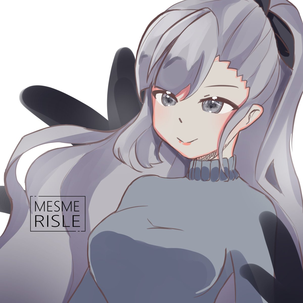 Mesmerisle's tweet photo. A piece I did as gift for a friend 💕💕 

#illustration #art #digitalart https://t.co/na8ynEJD9m