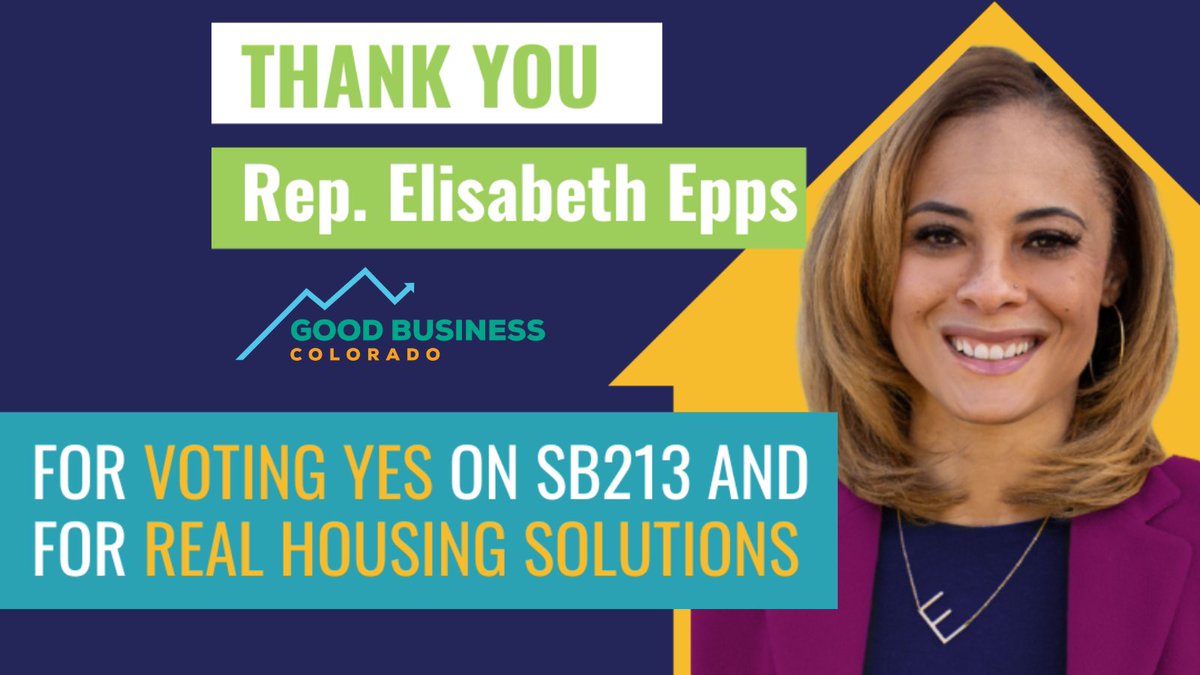 GoodBizCo's tweet photo. Thank you Rep Epps for votine YES to create more workforce housing!
@RepEpps #coleg #copolitics https://t.co/VmFsCnqfw2