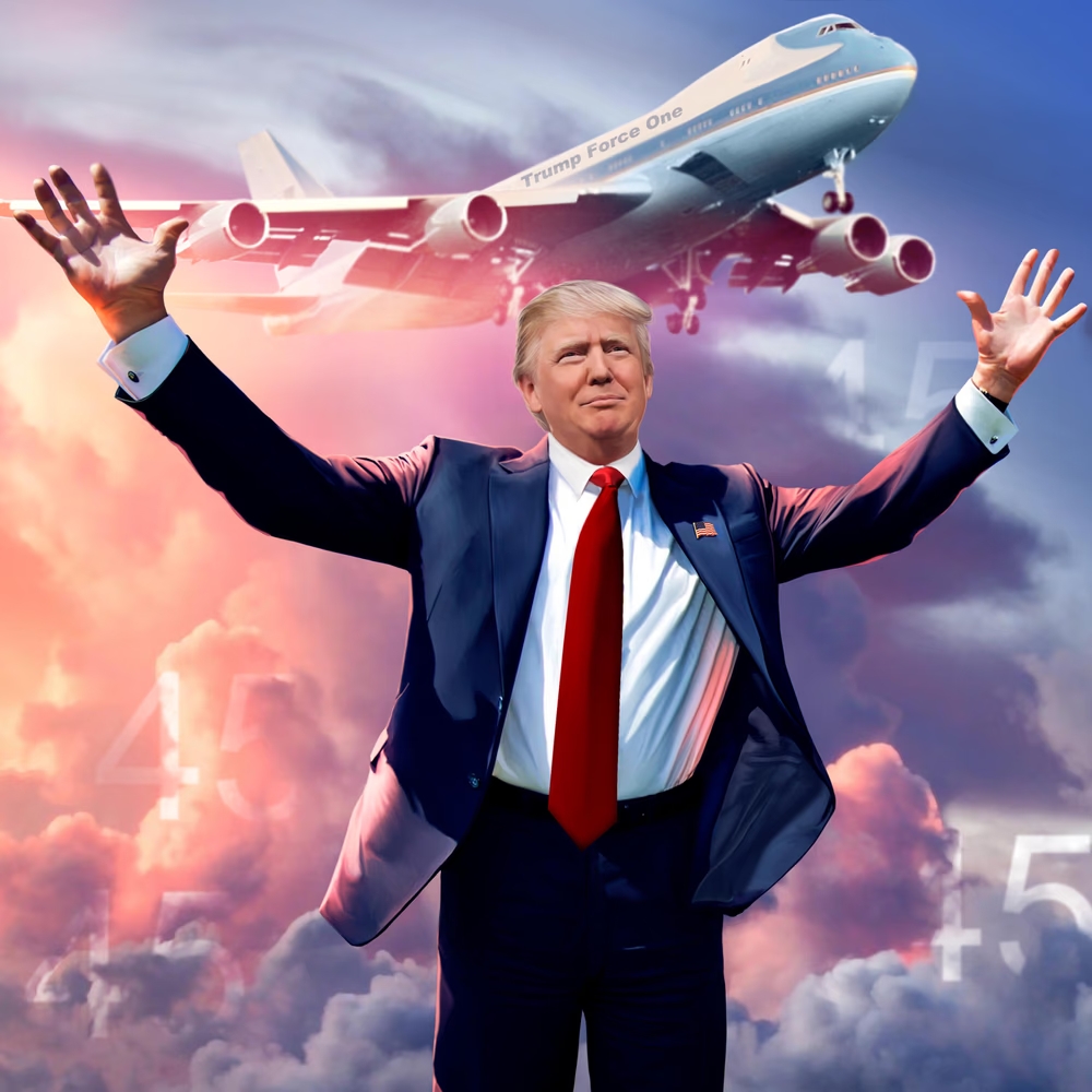 “Get going. Move forward. Aim High. Plan a takeoff. Don't just sit on the runway and hope someone will come along and push the airplane. It simply won't happen. Change your attitude and gain some altitude. Believe me, you'll love it up here.”

President Donald J. Trump