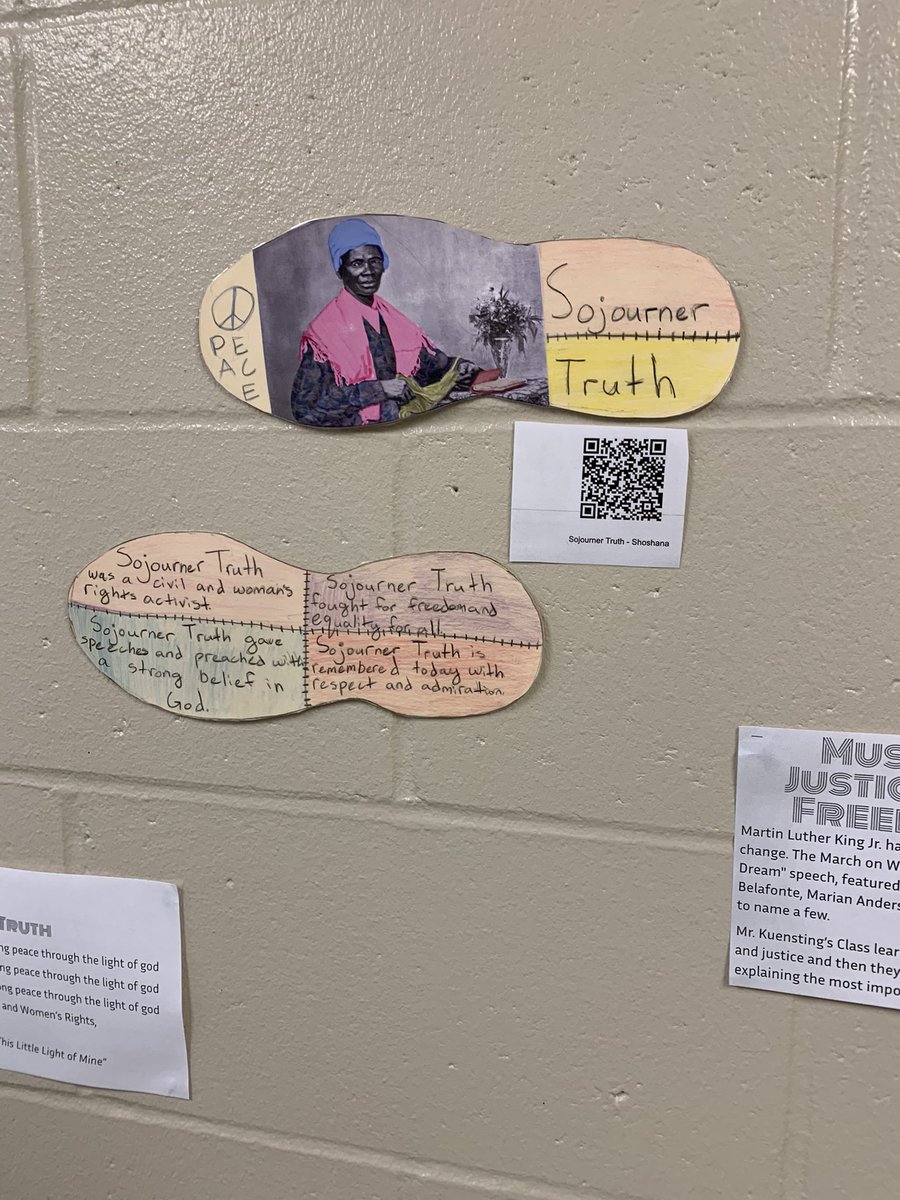 My kiddos have been super excited to learn about civil rights leaders from <a href="/mkuensti/">Matt Kuensting</a>’s 5th graders! The QR code was a hit!  <a href="/GrantAllStars/">Grant Elementary</a>