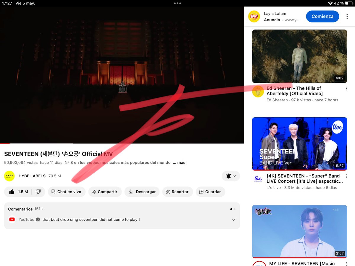 doremingyu6's tweet photo. @SuperCarrotsCR @pledis_17 YouTube 19

#SEVENTEEN 
#FML
#SEVENTEEN_SUPER @pledis_17 https://t.co/c8PaONqeER