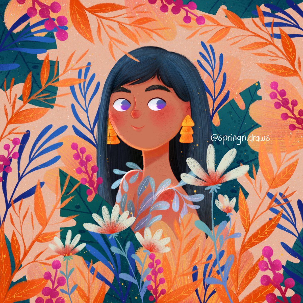 springndraws's tweet photo. Trying to get back on my social media 🤣
#kidlitart #kidlitartists #childrenbook  #illustration https://t.co/B6KObVlax9