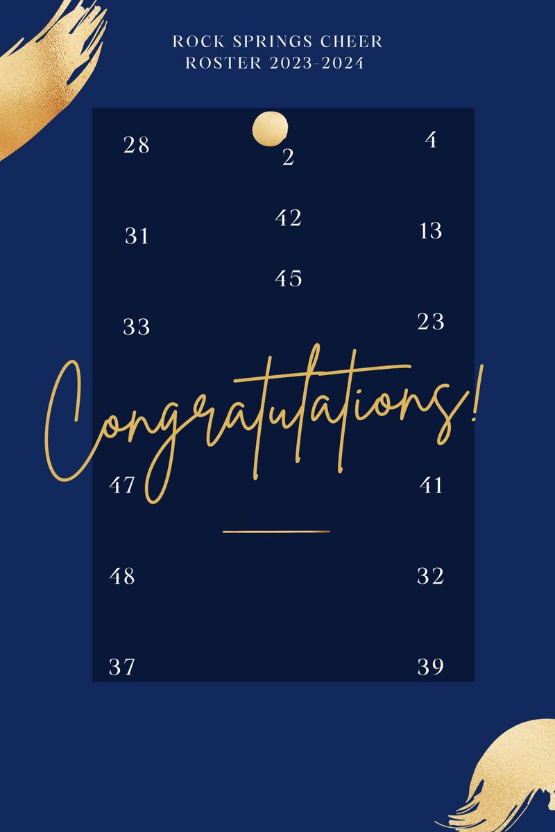 RSMSCheer22's tweet photo. Congrats to the 2023-2024 Cheerleaders! https://t.co/k5ayHzzkB4