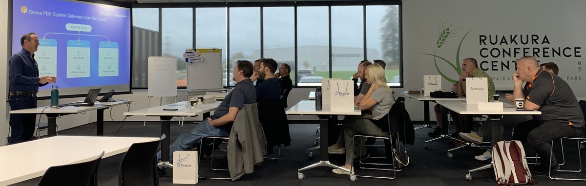 SnapperNetworks's tweet image. Great Yeastar cloud PBX demo/workshop in Hamilton yesterday. Thanks to those who attended and to Byron Paul for sharing his knowledge with the team.
#Yeastar