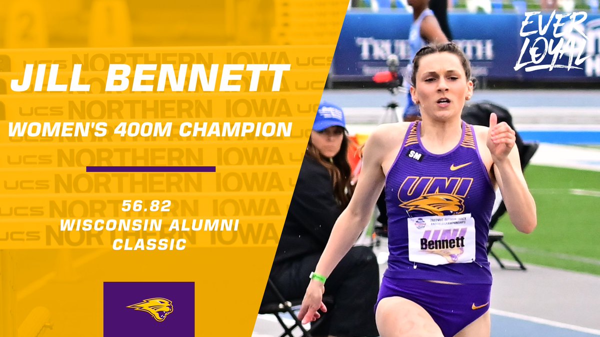 𝐖𝐈𝐒𝐂𝐎𝐍𝐒𝐈𝐍 𝐀𝐋𝐔𝐌𝐍𝐈 𝐂𝐋𝐀𝐒𝐒𝐈𝐂 - 𝐖𝐨𝐦𝐞𝐧'𝐬 𝟒𝟎𝟎𝐦 𝐂𝐡𝐚𝐦𝐩𝐢𝐨𝐧 🏆 

Panthers go back-to-back, one-two with Jill Bennett taking the gold! Auriona Kimbrough follows in a close second.

#EverLoyal