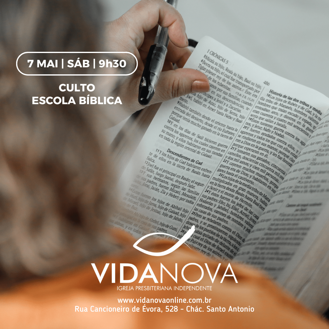 ipividanova's tweet photo. Descobrindo a história da Igreja Cristã
Estamos desbravando na EBD a série “Atos dos Apóstolos”. Neste domingo, 07 de maio, a quinta aula terá como foco “O dia de Pentecostes”.
Venha estudar com a gente.😊

#vidacrista #cristo #deus #jesus #cristao #amor #igreja #evangelho https://t.co/i1sBb4MKAG