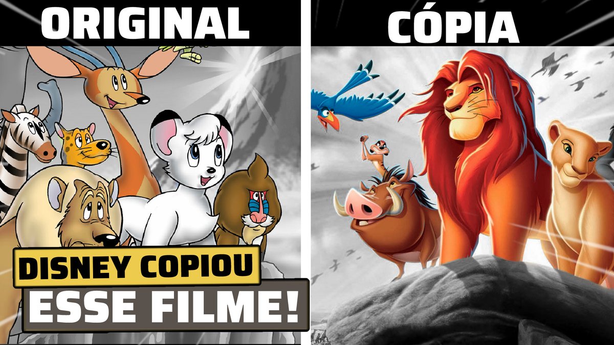 CVNS_OFICIAL's tweet photo. A Disney tá cheia de acusações de plágio! Desde Rei leão até Procurando Nemo! Então, vem comigo que eu te mostro 5 filmes que foram acusados de plágio!
.
https://t.co/nRc7T2T8eq
.
#cvns #filmes #disney #curiosidades #animação #plágios https://t.co/tck6i60r32