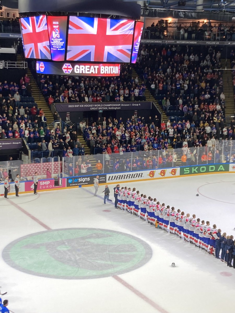Congratulations <a href="/TeamGBicehockey/">Team GB Ice Hockey</a> on the 🥇