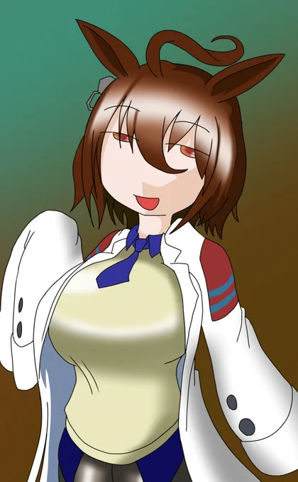 バカみたいに盛っタキオンを描いてみたかった