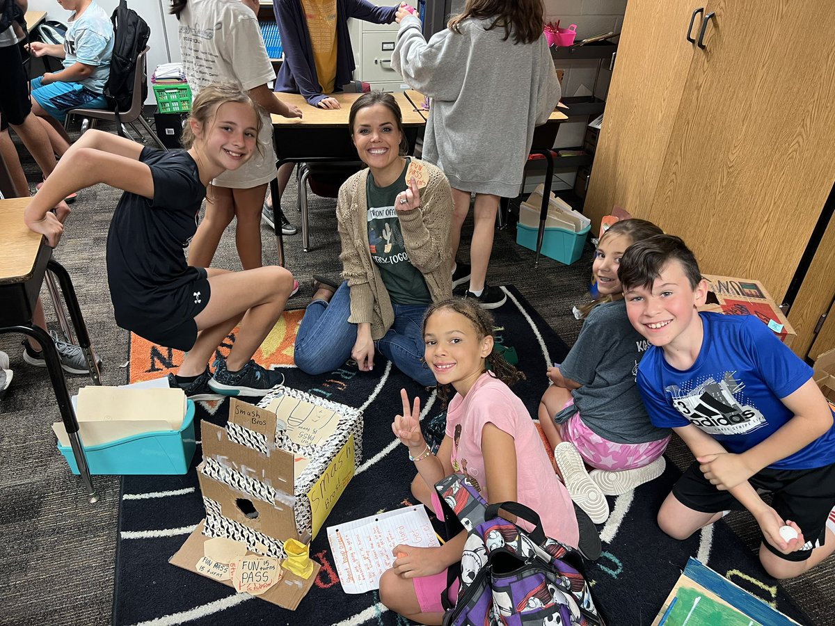 Mrs_CCowan's tweet photo. @MSchultzGTE played arcade games with us! We combined Earth Day with a read aloud, The Most Magnificent Thing, and a real story of a boy named Caine. We compared their struggles and wrote a personal narrative @HumbleISD_GTE @HumbleISD #gtevibes #ccowan5gte https://t.co/OXdzVFzuiu