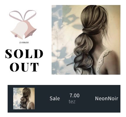 🎊🎊🎊SOLD🎊🎊🎊
Gm my guys 🌝🤞🏻

My second beautiful daughter was sold🌸🛍🔔
💌Thanks to my dear collector who is beside me and I feel his presence 
Thank you so muchh dear “NeonNoir” 💕🌸💕🌸💕

#tezos #NFTCommunity #NFT
#tezoscollectors #TEZOSNFTSHILL #tezoscommunity