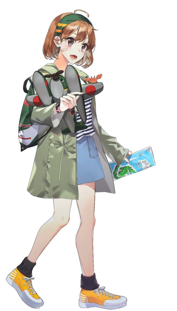 朧(艦これ) 「艦これ書き下ろし収集中。朧、その3。瑞雲祭り」|あかのイラスト