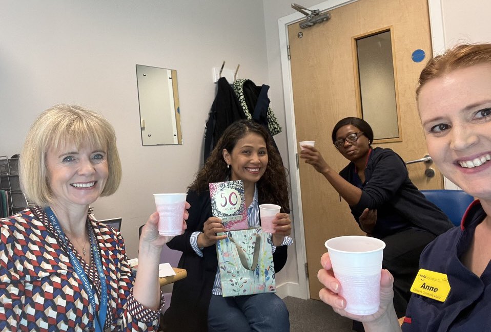 HazelManzano3's tweet photo. What a great IND celebrations!
❤️thankful for colleagues #past2present part of my 28yrs nursing journey
❤️1 of my WM winning #GOLD Chief Nurse Award @medina_merla
❤️#teamtime w @shola
❤️amazing career talk #enthused Yr5 StEdmundsRCS
❤️phenomenal coaching w/ @katharinegale https://t.co/BYqzjHlxYJ