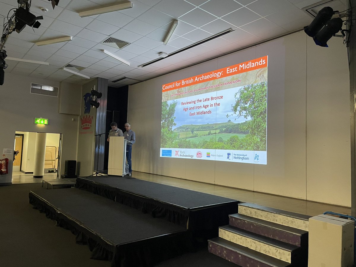 It’s an exciting day today! We’re celebrating the publication of the Late a Bronze Age and Iron Age Chapter with a conference at #Ashby School #EMHERF23