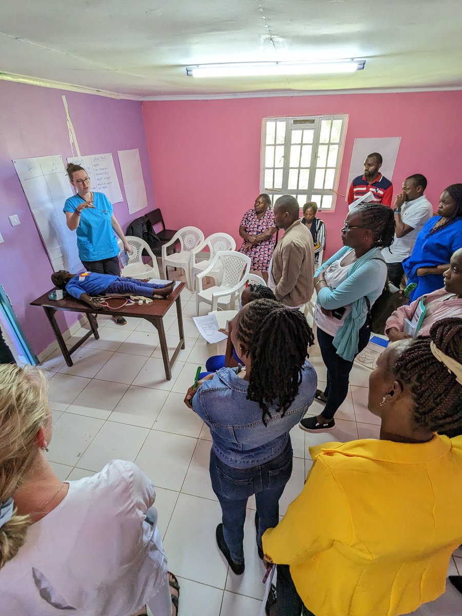 Yesterday a team from @EDBRIGlobal carried out a 'Simulation Facilitator Training' with staff from several departments across <a href="/NanyukiH/">Nanyuki Teaching & Referral Hospital</a>. The purpose of the the training is to empower local staff to run their own Training simulations effectively
(Pictures courtesy: BRI Team)