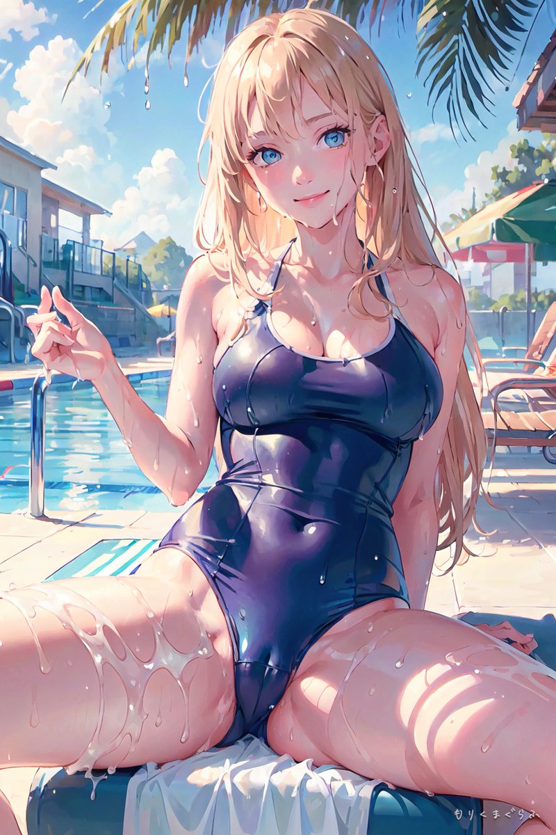 frst_bear2's tweet photo. 最近チラリな画像ばかりだったので、たまには水着でも。
2枚目に関しては、open legsもcamel toe も指定してないですからね。
SD君が忖度してくれたのか?
#AIart #AIグラビア
#stablediffusion
#Breakdro https://t.co/kU0DOv2mKz