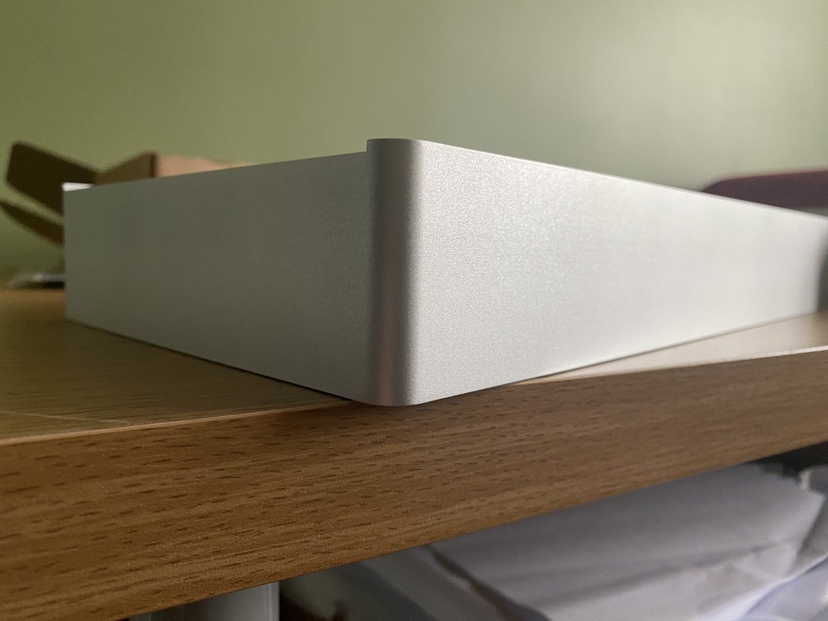 A slab of aluminium. Machined.

Its arriving peeps. I'm coming out of hibernation. 

Woo!!!