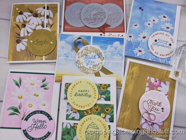 Stampin Up Circle Sayings & 7 Simple Card Layouts ift.tt/8IUP0h7 #stampinup #cardmaking #handmadecards