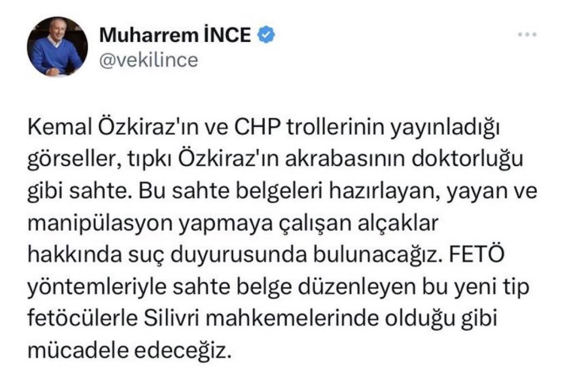 lebis6068's tweet photo. Muharrem İnce'nin sahte kaset kupasının altından da CHP nin anletçisi Kemal Özkiraz ve troller çıktı.
Who gitti Vartolu hesabını kilitledi Kemal Özkiraz gözaltına alındı. Ankara Kuşundan ses yok . Çetede panik ve kaos hakim.

Ayasofya,Deprem,Uzman,Recep,Cami,Fox Tv,Çankaya,Uzman https://t.co/WNhvZsTAEO