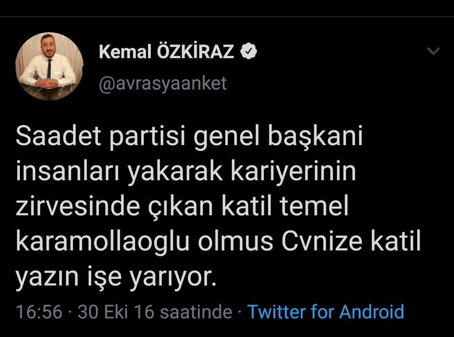 lebis6068's tweet photo. Muharrem İnce'nin sahte kaset kupasının altından da CHP nin anletçisi Kemal Özkiraz ve troller çıktı.
Who gitti Vartolu hesabını kilitledi Kemal Özkiraz gözaltına alındı. Ankara Kuşundan ses yok . Çetede panik ve kaos hakim.

Ayasofya,Deprem,Uzman,Recep,Cami,Fox Tv,Çankaya,Uzman https://t.co/WNhvZsTAEO